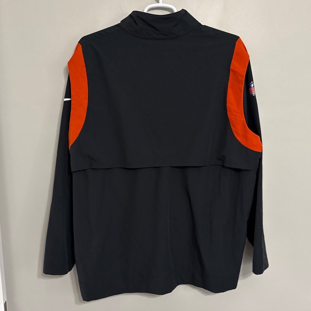 Nike Mens 3XL Cincinnati Bengals Black 1/4 Zip Windbreaker Pullover Jacket NFL - Picture 3 of 8
